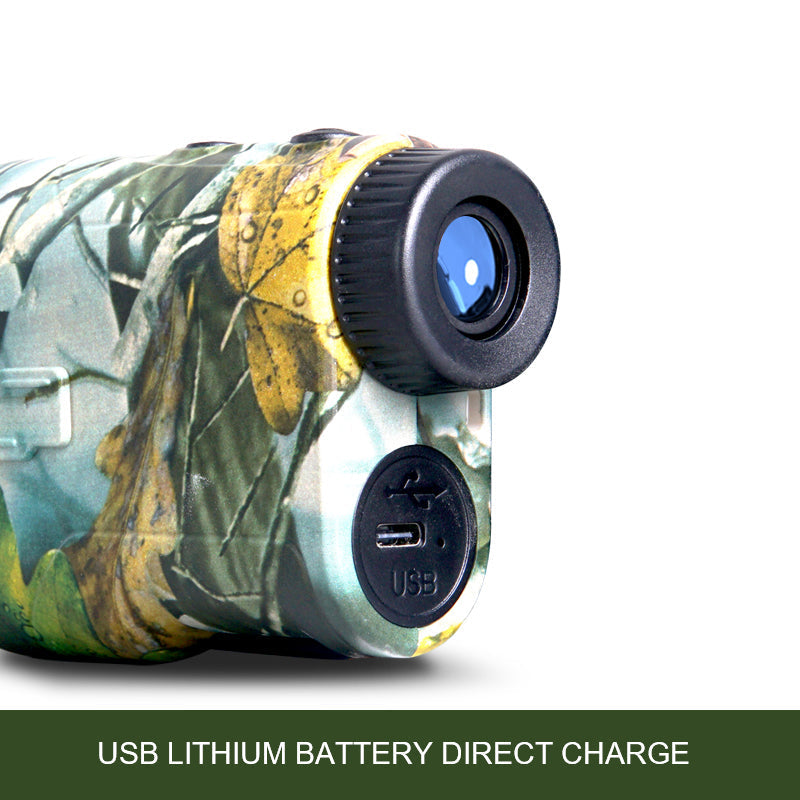 Laser Distance Meter TERRAVIEW 1000 | Up to 1000 m range | Camouflage design | Waterproof & Rechargeable | For hunting & outdoor