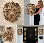 RegalRoar Lion - Lion Head Wall Sculpture