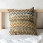 Zigzag Knit Boho Throw Cushion Cover