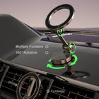 360° Foldable Magnetic Car Phone Holder – Adjustable & Secure Mount for All Smartphones