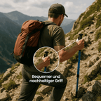 Adjustable Trekking Poles for Stability & Comfort