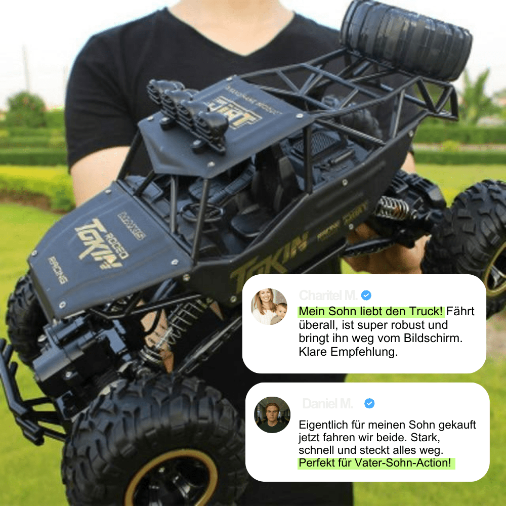RC Monster Truck with 4x4 Drive & Impact Protection for Any Terrain