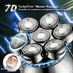 7D electric shaver with IP68 water protection & USB charging