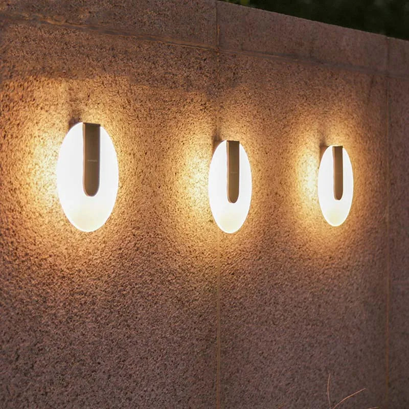 Modern Outdoor Wall Lamp with Weatherproof Construction