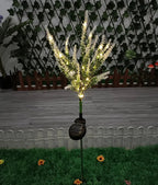 Solar LED Garden Flower Lights - Decorative Lavender Outdoor Lights for Garden and Terrace, waterproof, energy-efficient