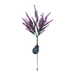 Solar LED Garden Flower Lights - Decorative Lavender Outdoor Lights for Garden and Terrace, waterproof, energy-efficient