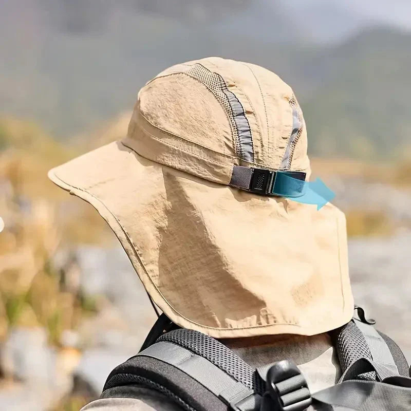 Sun Hat - Neck Protection - Wide Brim