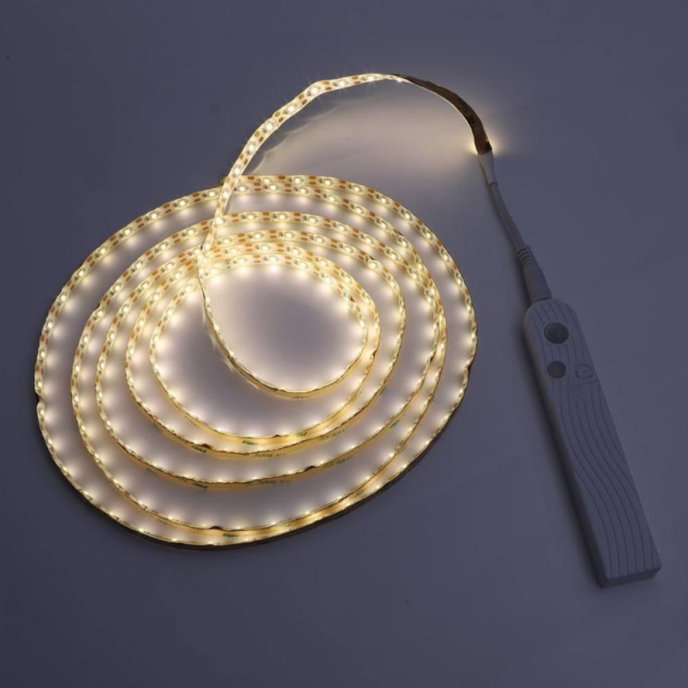 LED light strip with remote control – 2 meters flexible strip for decorative lighting in cabinets and shelves