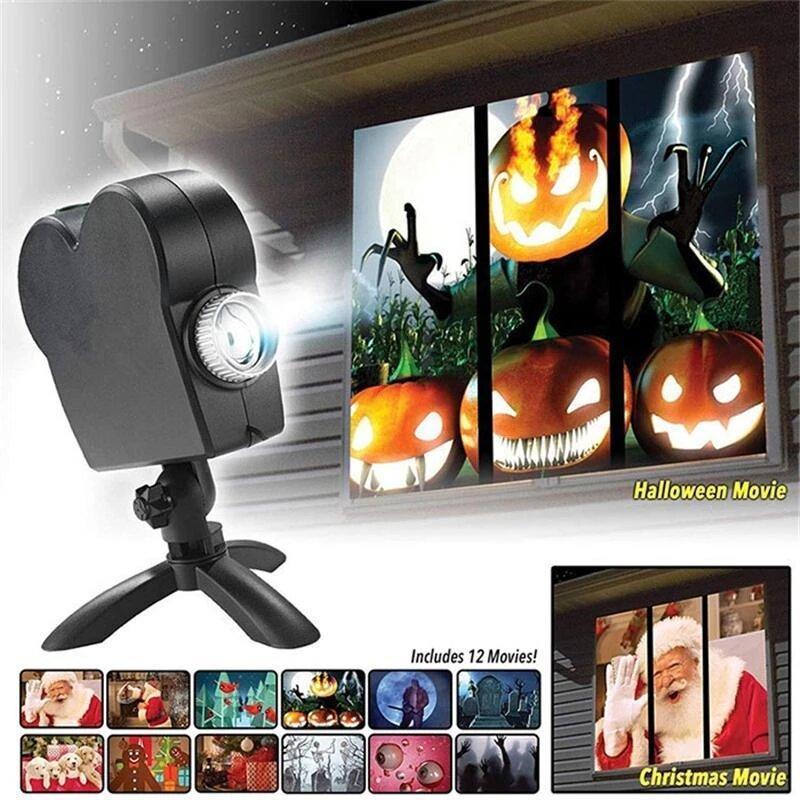 SpookGlow Holographic Projector | Transform your space with enchanting Halloween projections