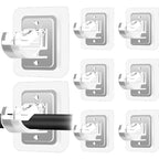 Nail-Free Adjustable Curtain Rod Bracket Holders – Drill-Free & Wall-Safe