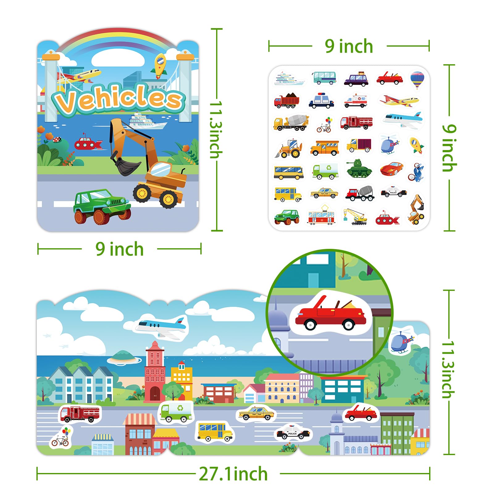Reusable Sticker Book - Keep Kids off Devices!