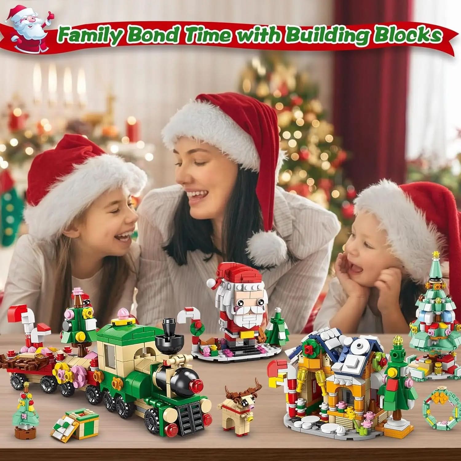 Creative Christmas building set for children aged 6 and over