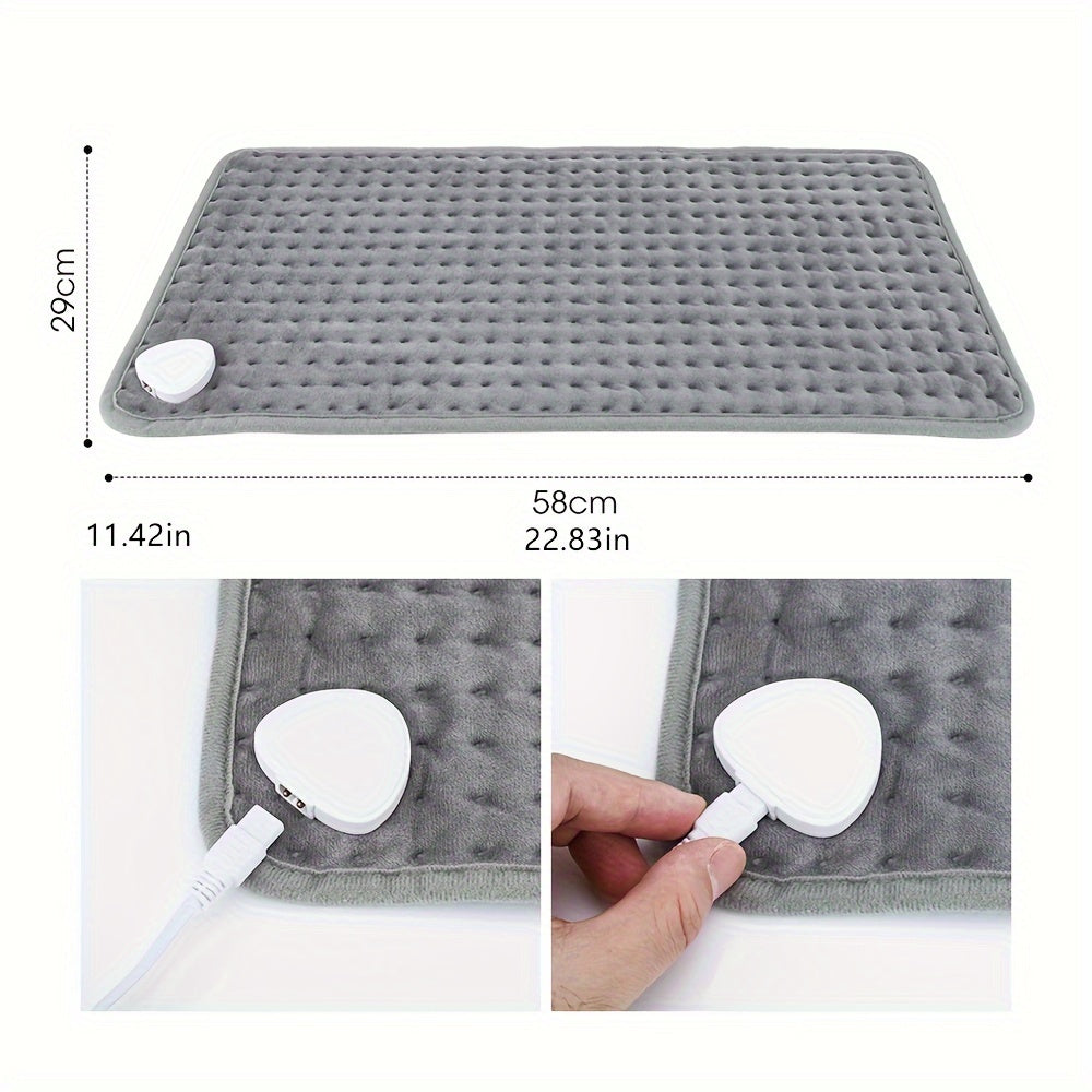Electric Blanket Flannel Heated Timer Safety Throw