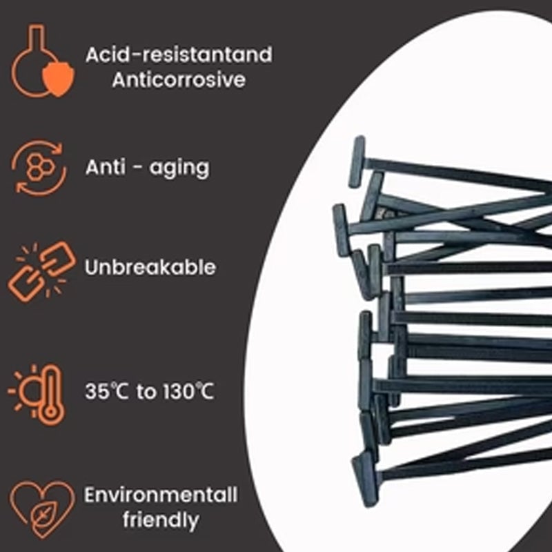 Practical Nylon Universal Cable Tie Buckle