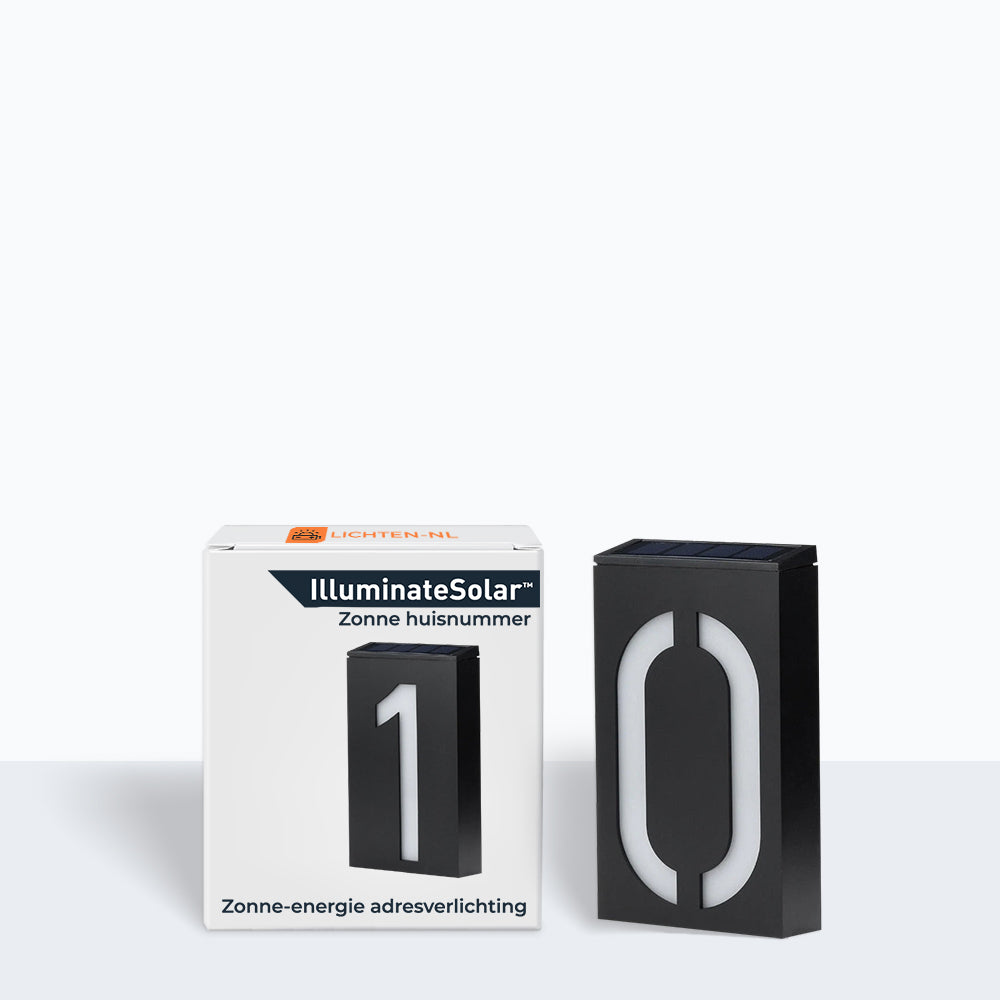 Lighted House Number on Solar Energy - SolarSign
