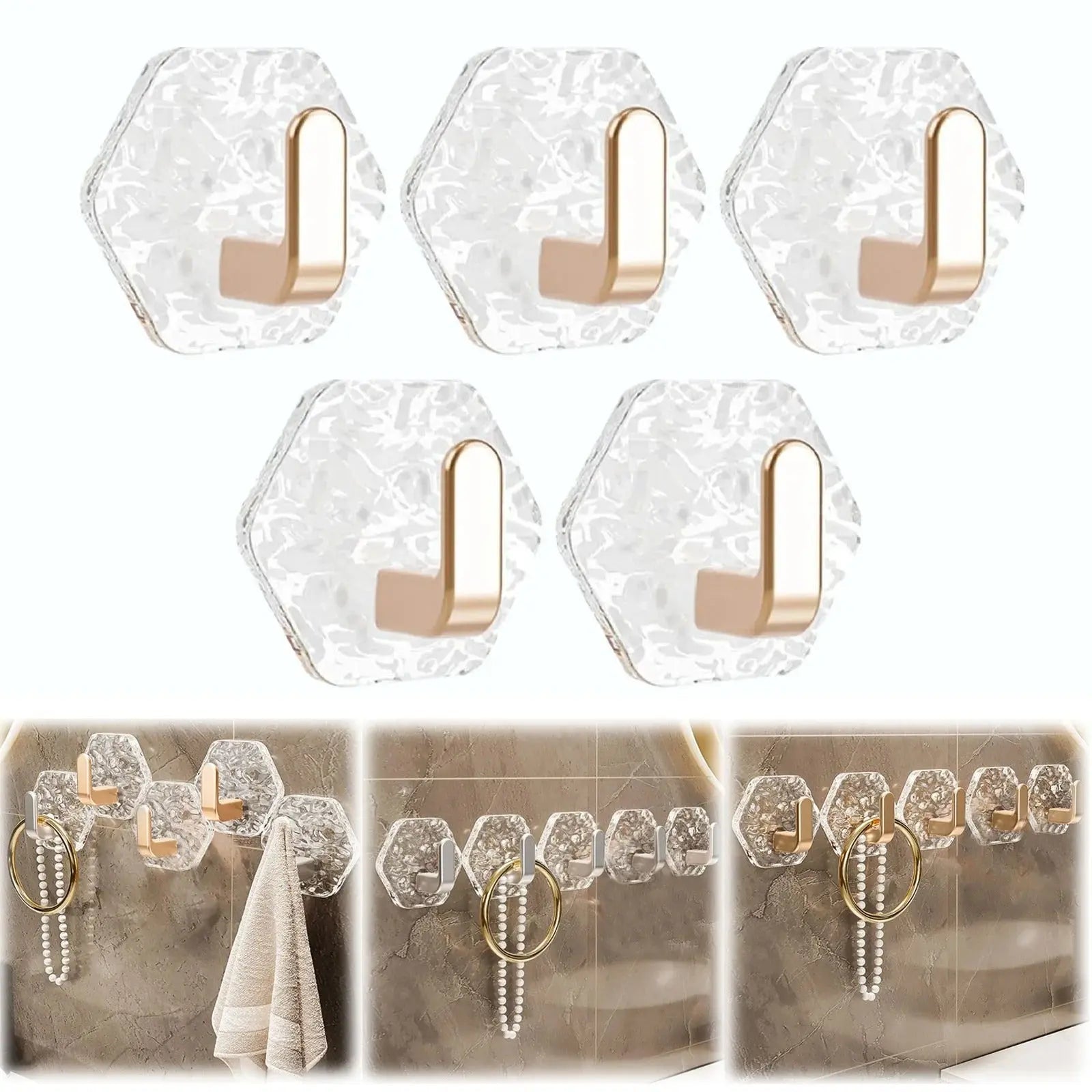GoldFang Wall Hook — Lightning-fast organization that makes your walls shine!
