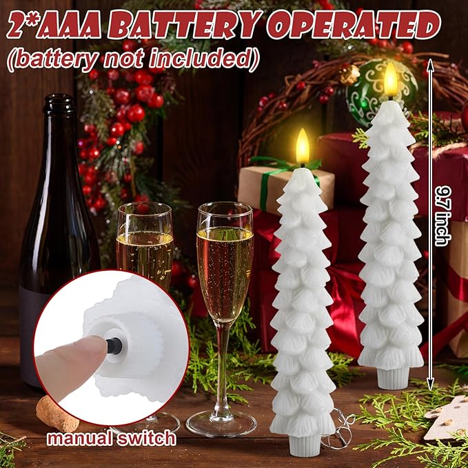 Flameless LED Candles with Remote Control – Realistic 3D Flickering Model LumaGlow