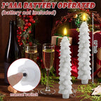 Flameless LED Candles with Remote Control – Realistic 3D Flickering Model LumaGlow