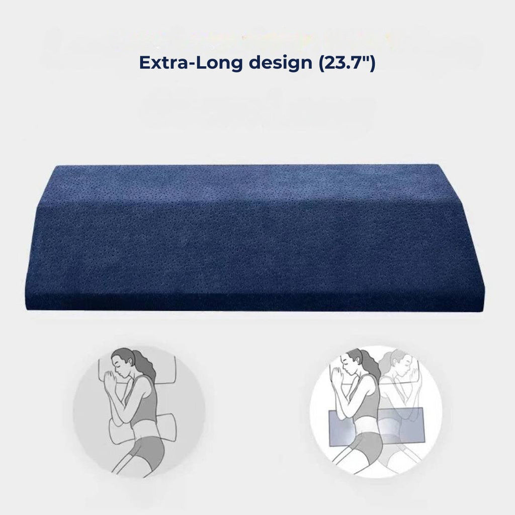 SleepAlign Lumbar Support Pillow for Sleeping | Relieves Back Pain - Improves Spinal Alignment - Comfortable Pillow for Back Pain Relief