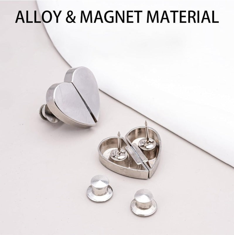 Heart-Shaped Magnetic Curtain Fasteners