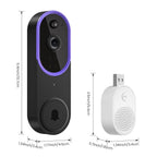 Wireless Smart Doorbell Camera – Outdoor Surveillance with HD Night Vision