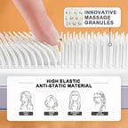 LuxéTress 4-in-1 Self-Cleaning Hairbrush | Innovative hairbrush with self-cleaning technology for effortlessly smooth and shiny hair