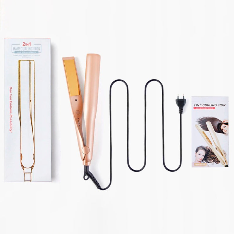 WaveLuxe Pro – One device. Straight. Curly. Perfectly styled.