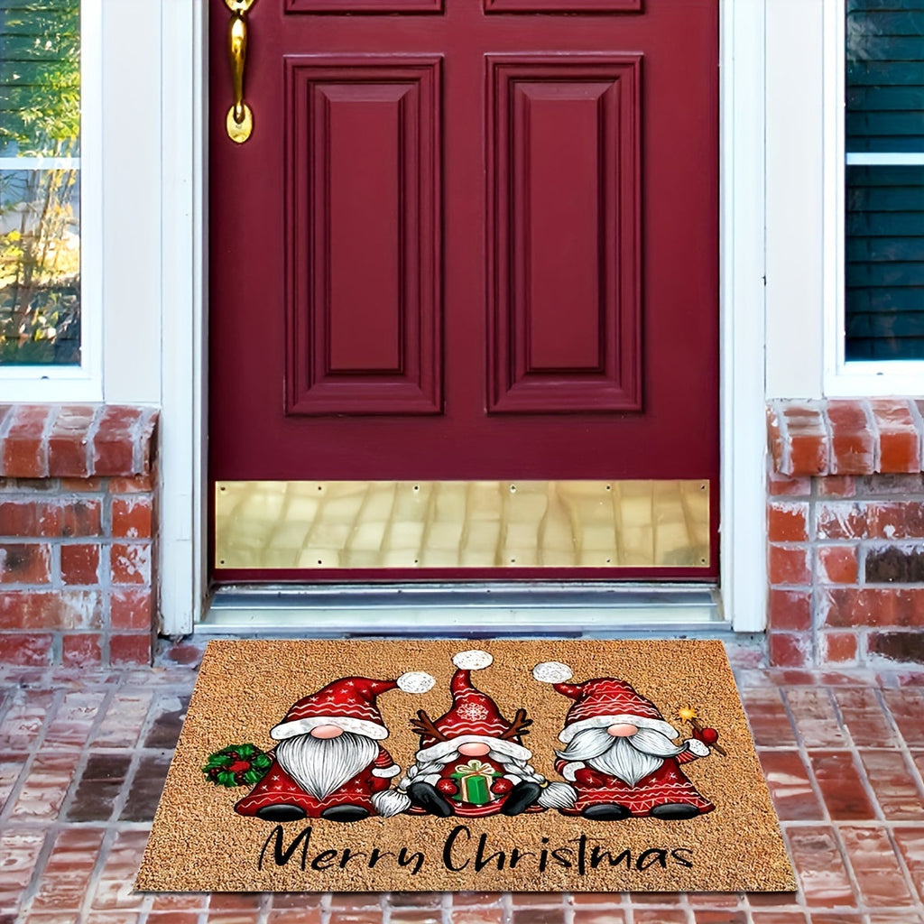 Doormat Gnome Christmas Decorations Indoor Outdoor