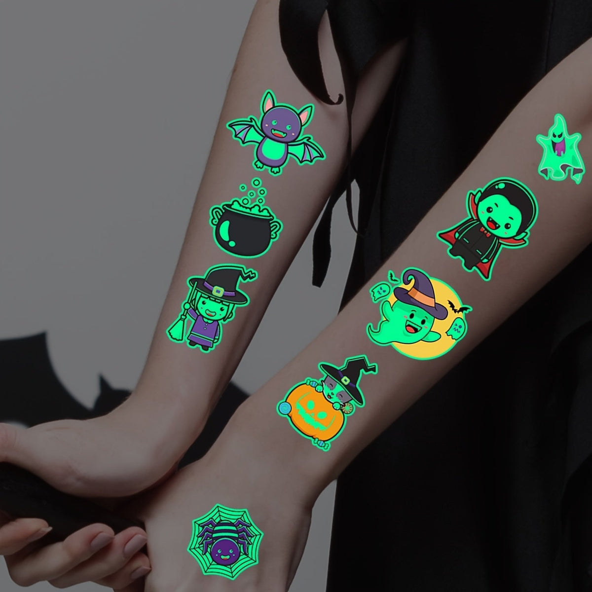 Temporary Glow in the Dark Kids Tattoos
