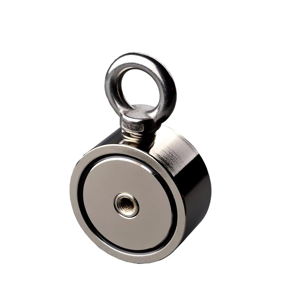 Dual Strength Fishing Magnet Kit - N52 Neodymium 80/120KG Force with 10m Rope