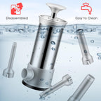 Sausage filler with 4 different size filling tubes