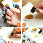 DIY sponge finger painting kit