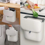 Practical Kitchen Trash Can For Wall Mounting – Swiveling Garbage Bin For Kitchen, Bathroom And Office