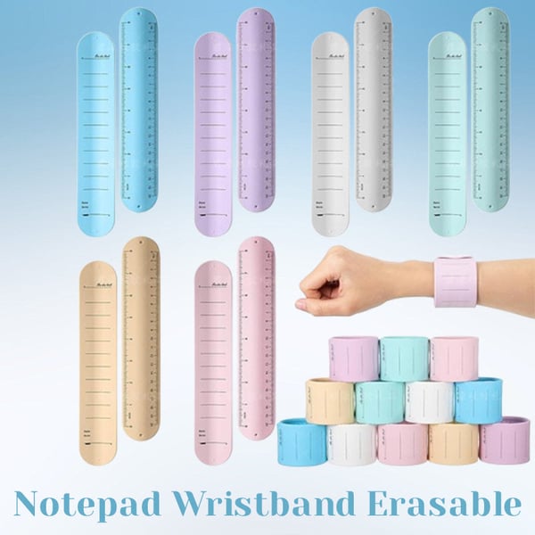 Reusable Erasable To Do List Silicone Wristband