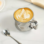 CreArt Mug – Handmade Ceramic Coffee Mug with Unique Crinkled Design