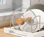 FlexiCook LidMaster – Foldable Kitchen Utensil & Pot Lid Holder for More Organization