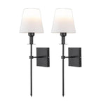 Rechargeable Wireless Wall Light Set (2 Pack) - Battery-Powered Indoor & Outdoor Lighting for Home, Patio, and Garden