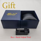 MISSFOX Ice Out Square Watch for Men