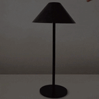 Minimalistic dimmable Touch table lamp - waterproof and rechargeable light Color