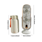 Portable Mini Air Conditioner with USB Charging – 5 Speeds & 720° Rotation