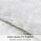 White Christmas Tree Skirt Plush Faux Fur Xmas Tree Carpet Merry Christmas Tree Decorations Ornament New Year Navidad Home Decor