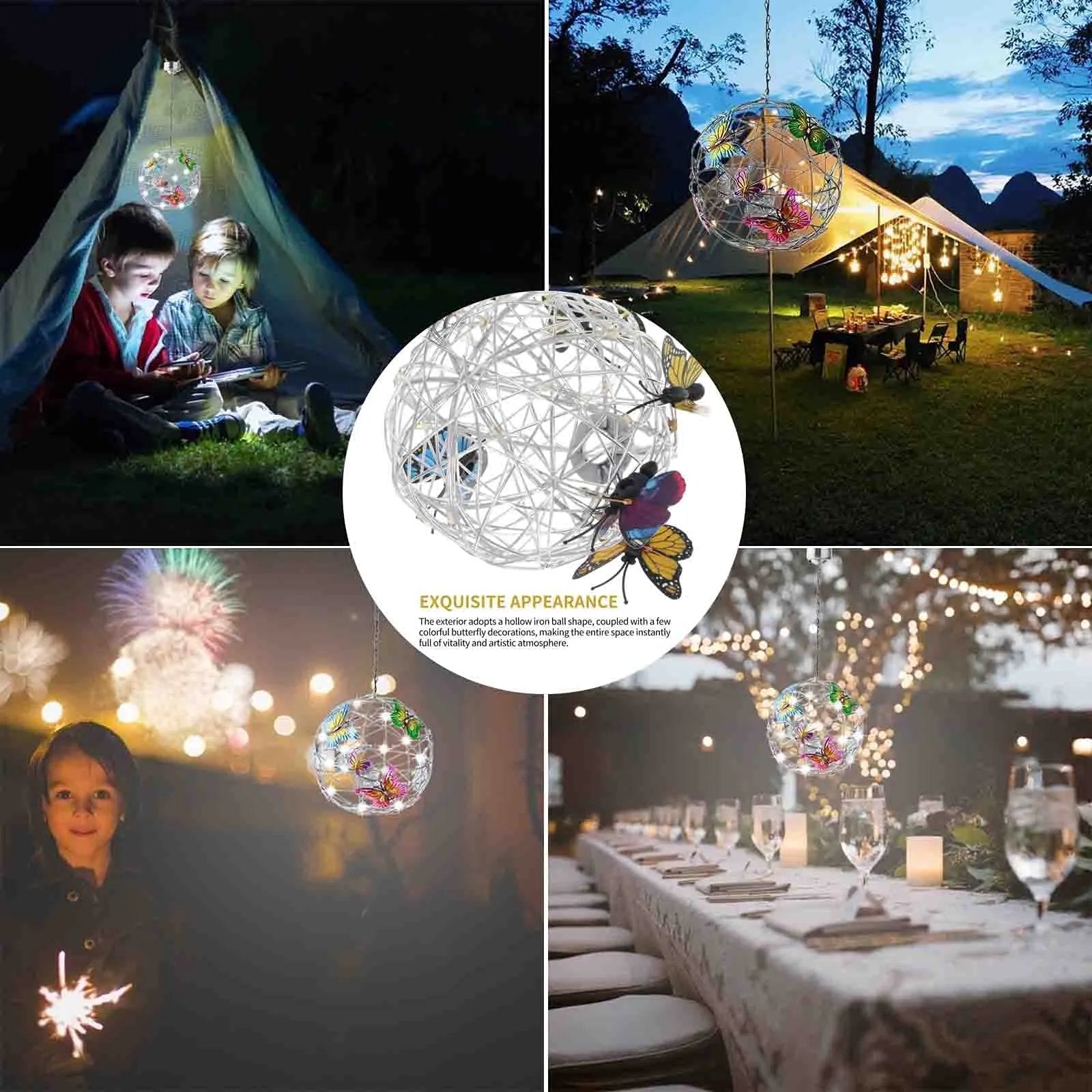 Butterfly Solar Garden Light with Waterproof Outdoor Design