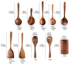 EcoWood – Luxurious cookware set made of wood with storage bucket