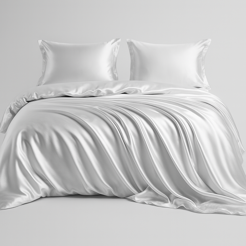 Silk Satin Double Bedding Set