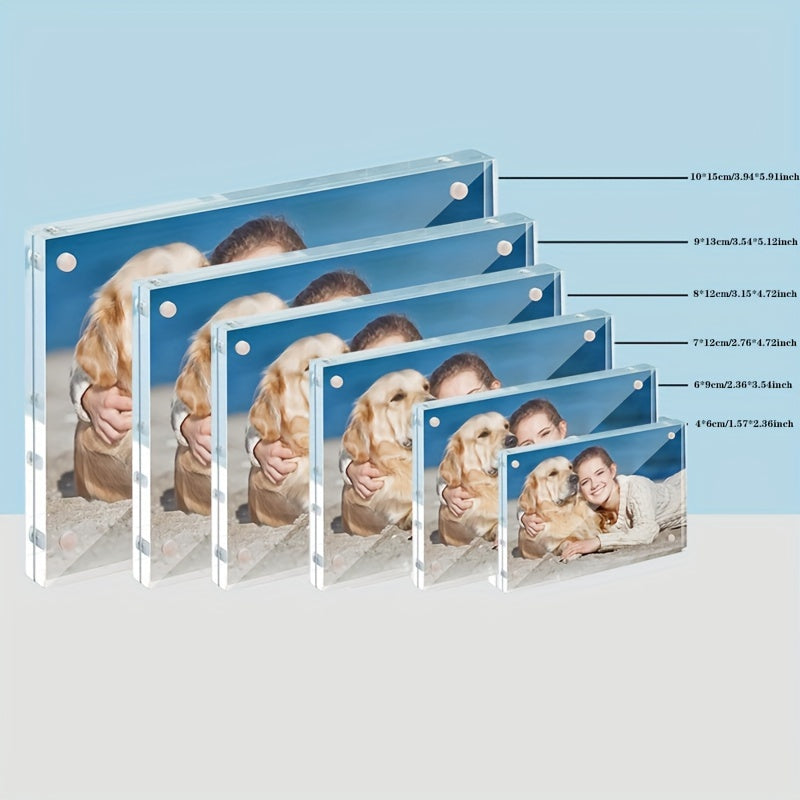 ElegantFrame - Horizontal Acrylic Photo Frame for Modern Interiors