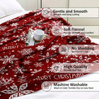 FestiveSnuggle - Luxury Christmas Fleece Blanket for the Holidays