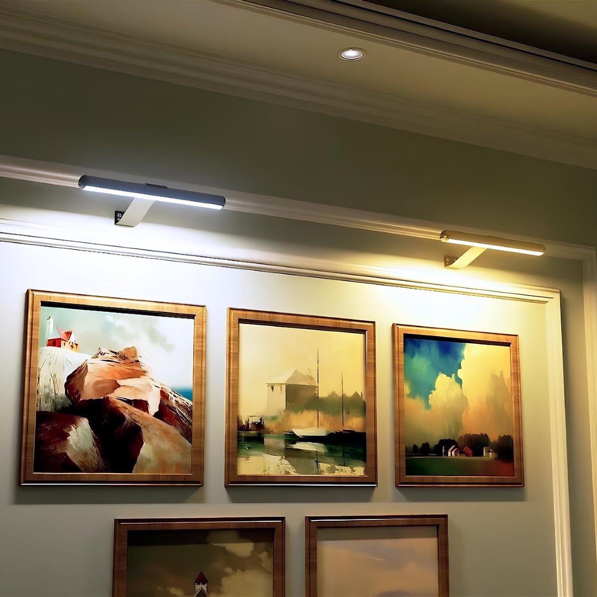 Wall lamp with charging function elegant picture lighting