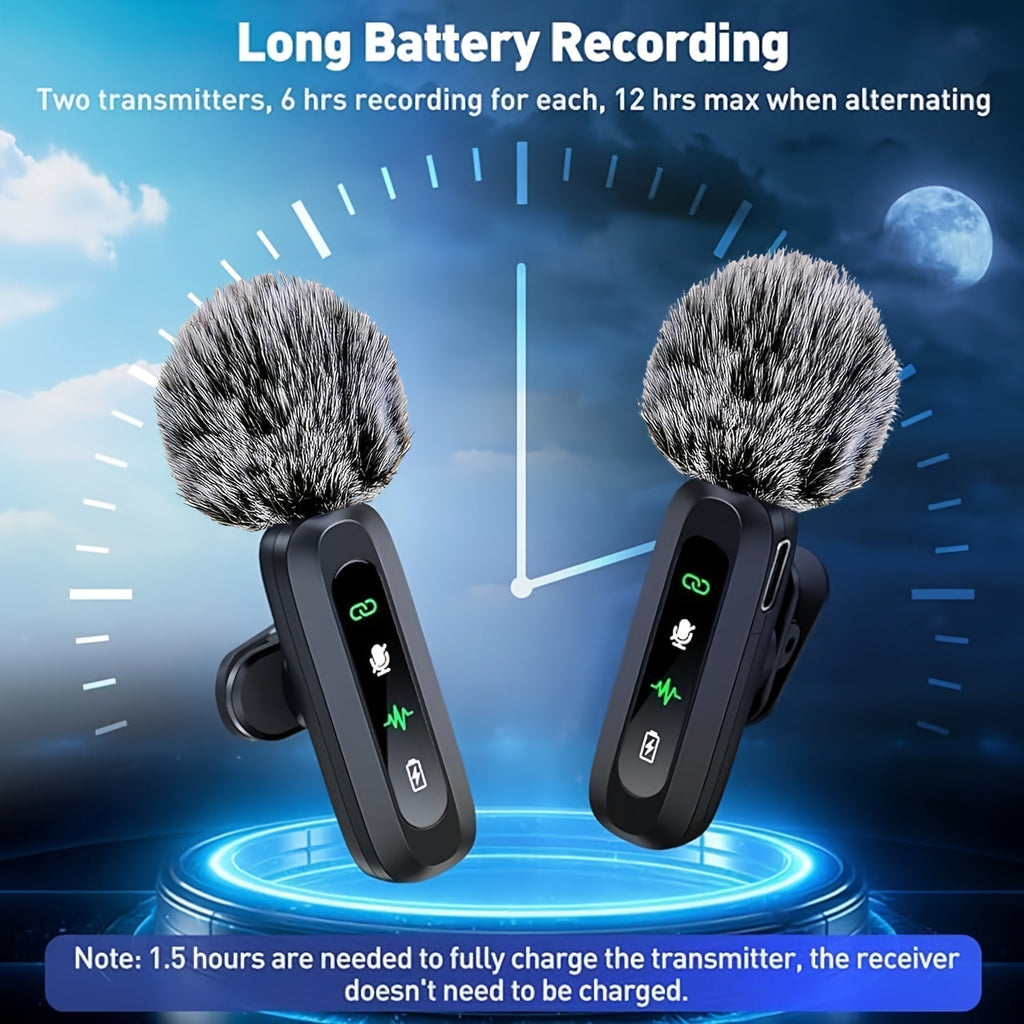 SoundSnap Wireless Clip Microphone – USB-C Microphone for Smartphone and Tablet