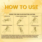 Portable Butter Cutter – Clean Cutting with One-Hand Operation