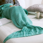 Warm and soft mermaid fabric